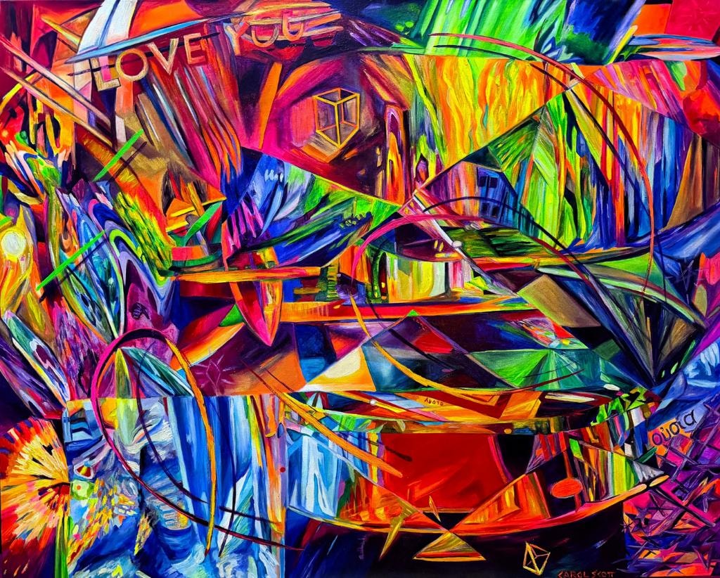 Crystal Series artwork by Carol Scott
